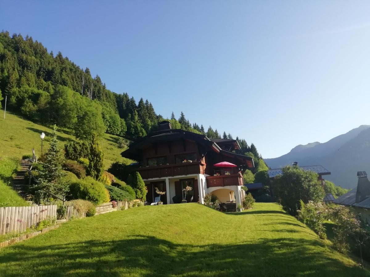 Chambres en chalet petit déjeuner inclus La Cote d'Arbroz Exterior foto