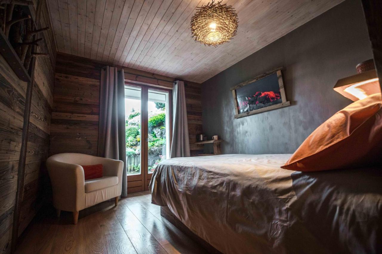 Chambres en chalet petit déjeuner inclus La Cote d'Arbroz Exterior foto
