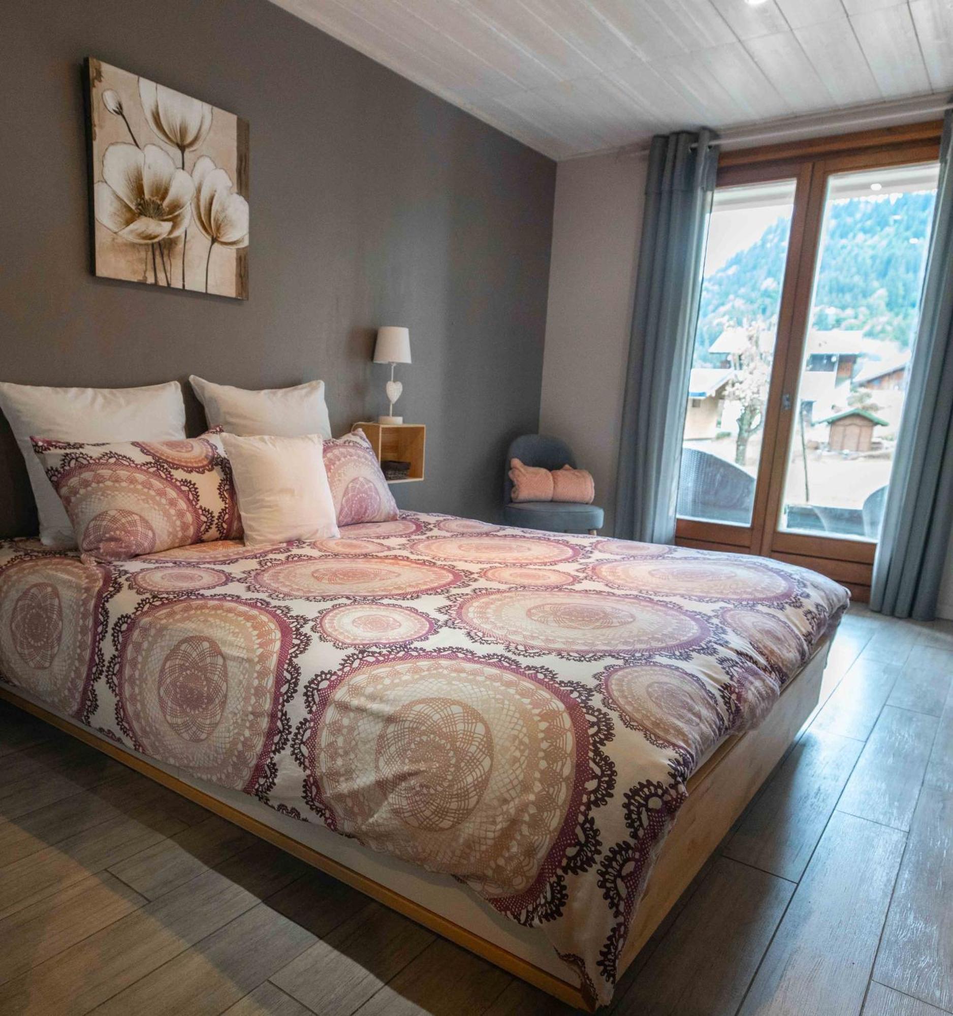 Chambres en chalet petit déjeuner inclus La Cote d'Arbroz Exterior foto