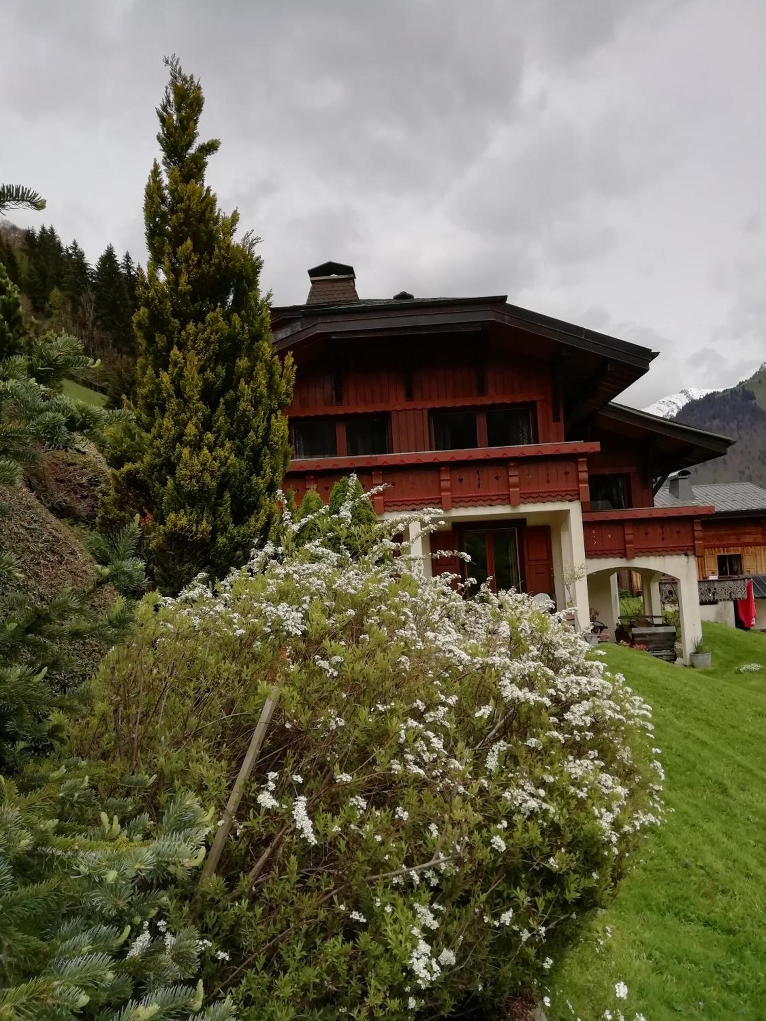 Chambres en chalet petit déjeuner inclus La Cote d'Arbroz Exterior foto